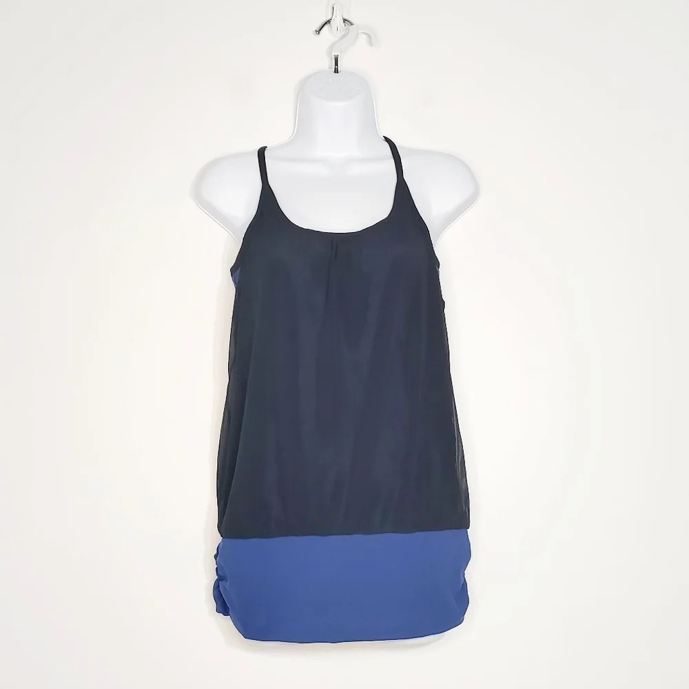 Gaiam Womens Sports blue and black top - Picture 8 of 12